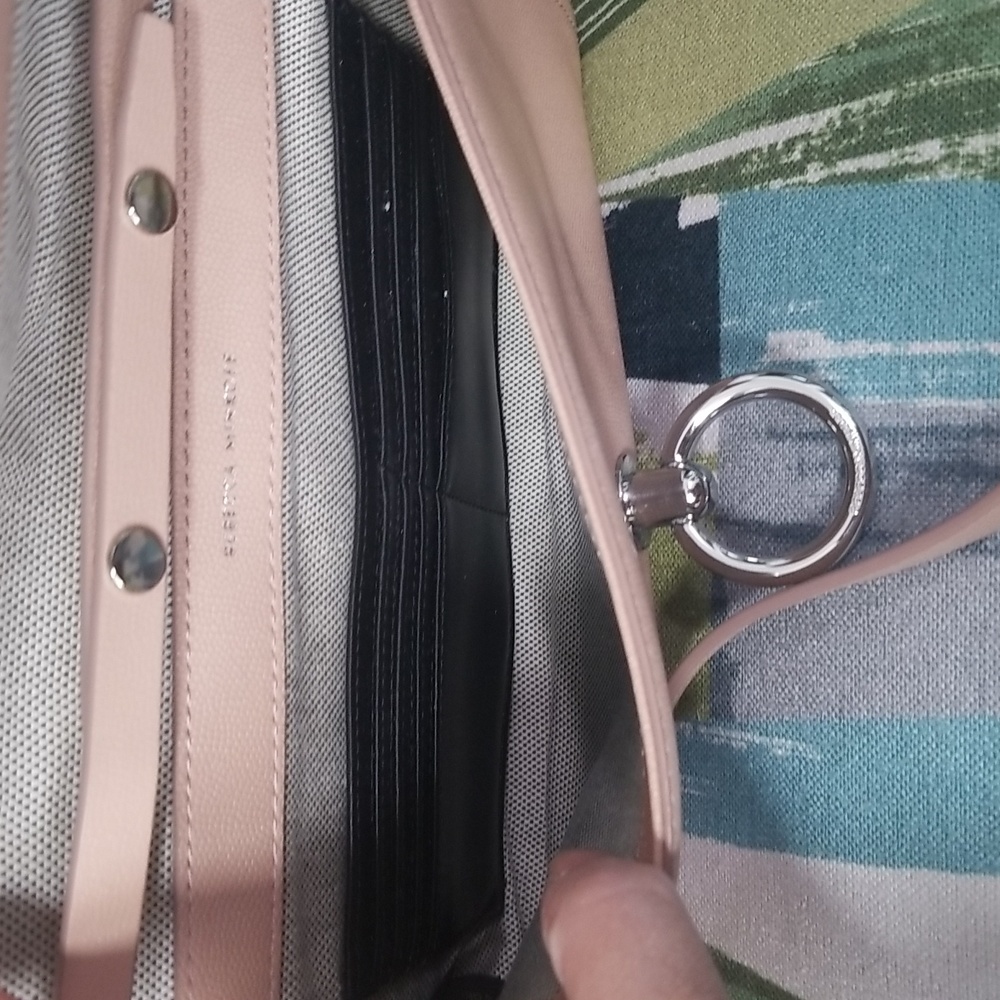 Rebecca Minkoff Jean Clutch/Shoulder Bag(Convertible) In Pink EUC - Picture 11 of 13